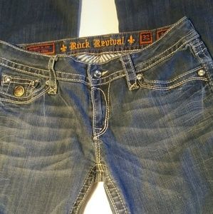 Rock Revival Celine Boot Cut Jeans Size 32